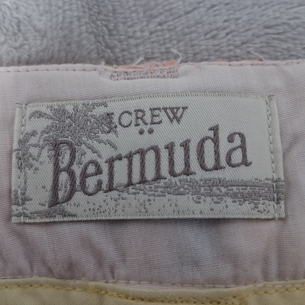 J.Crew Vintage Madras Plaid Patchwork Bermuda Shorts Wmns Pastel Sz 2 EUC Preppy - Picture 3 of 16